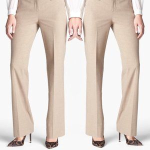 HALOGEN Tan Straight Leg Trousers